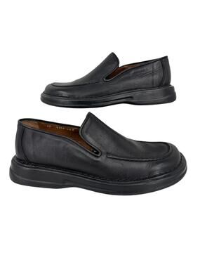 Hitchcock Limac Dress Shoe Mens EU 40 Black Leather Slip On Made in Portugal